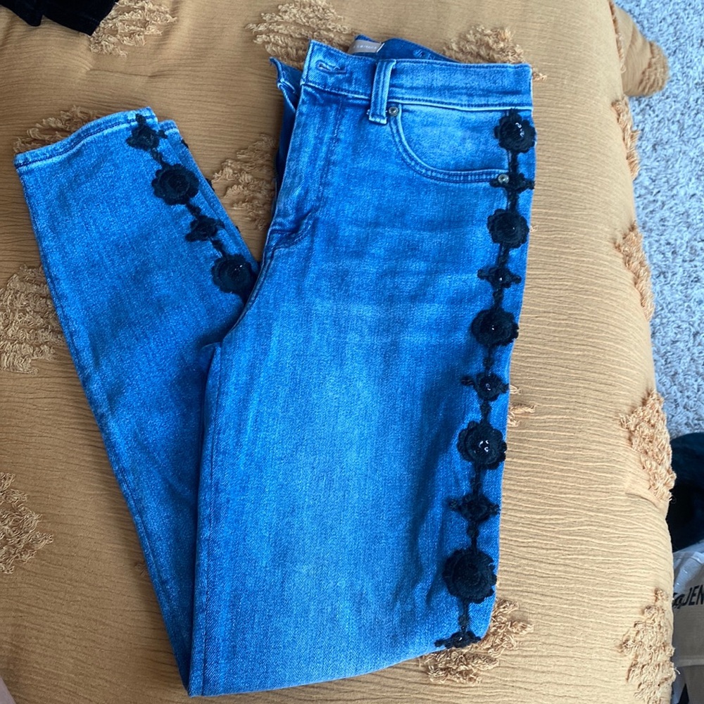 Seven Jeans with lace detail